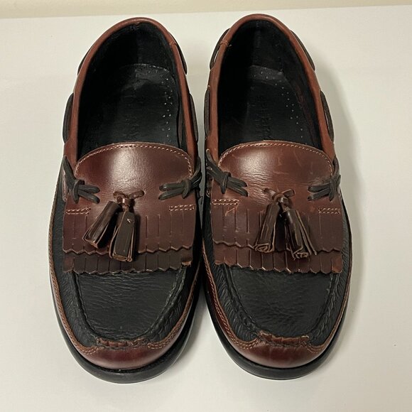Sperry Top Sider Men\'s Size 10.5M Shoes Blk Brown Leather Comfort Kiltie Loafer main image 10